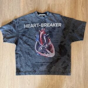 Alexander Wang Washed Black Crewneck Tee